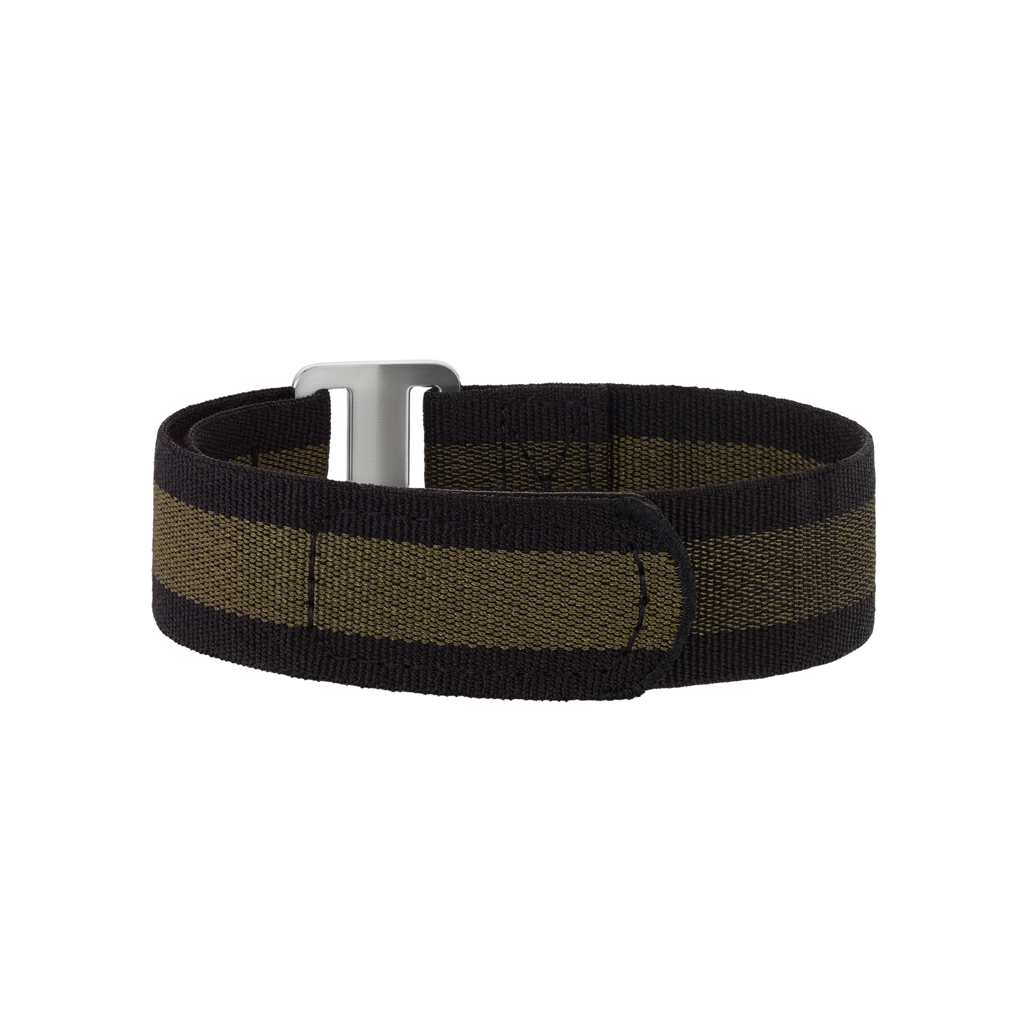 Bremont Watch Company Wayfinder | Accessories | Straps | NATO Black & Green NATO Strap, Steel