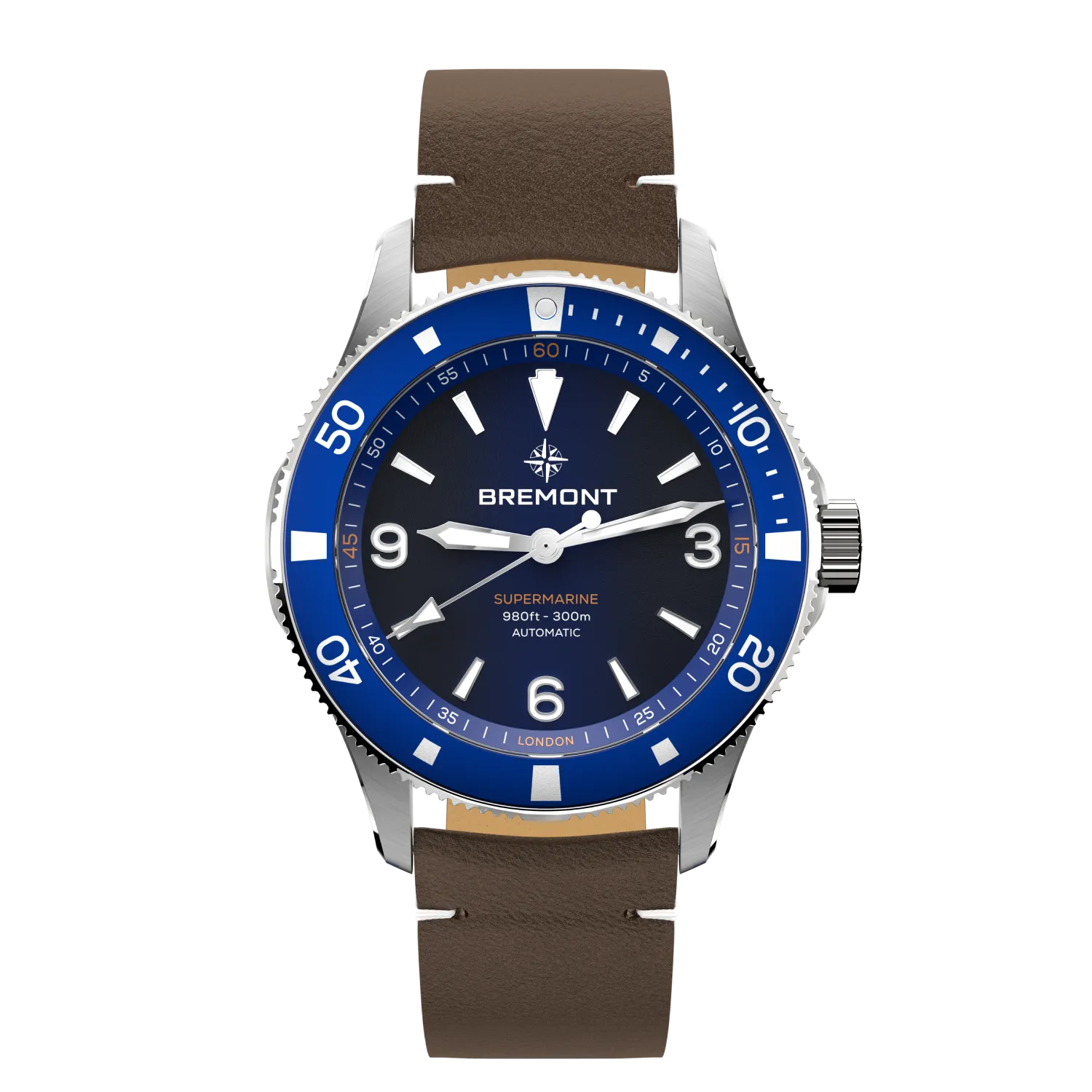 Bremont Supermarine 300M Stainless Steel in Blue 40mm
