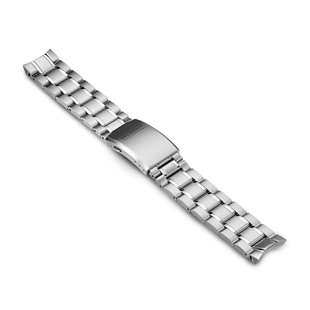 Straton Watch Company Stainless Steel Rally Bracelet Steel (Silver Color) / 22mm