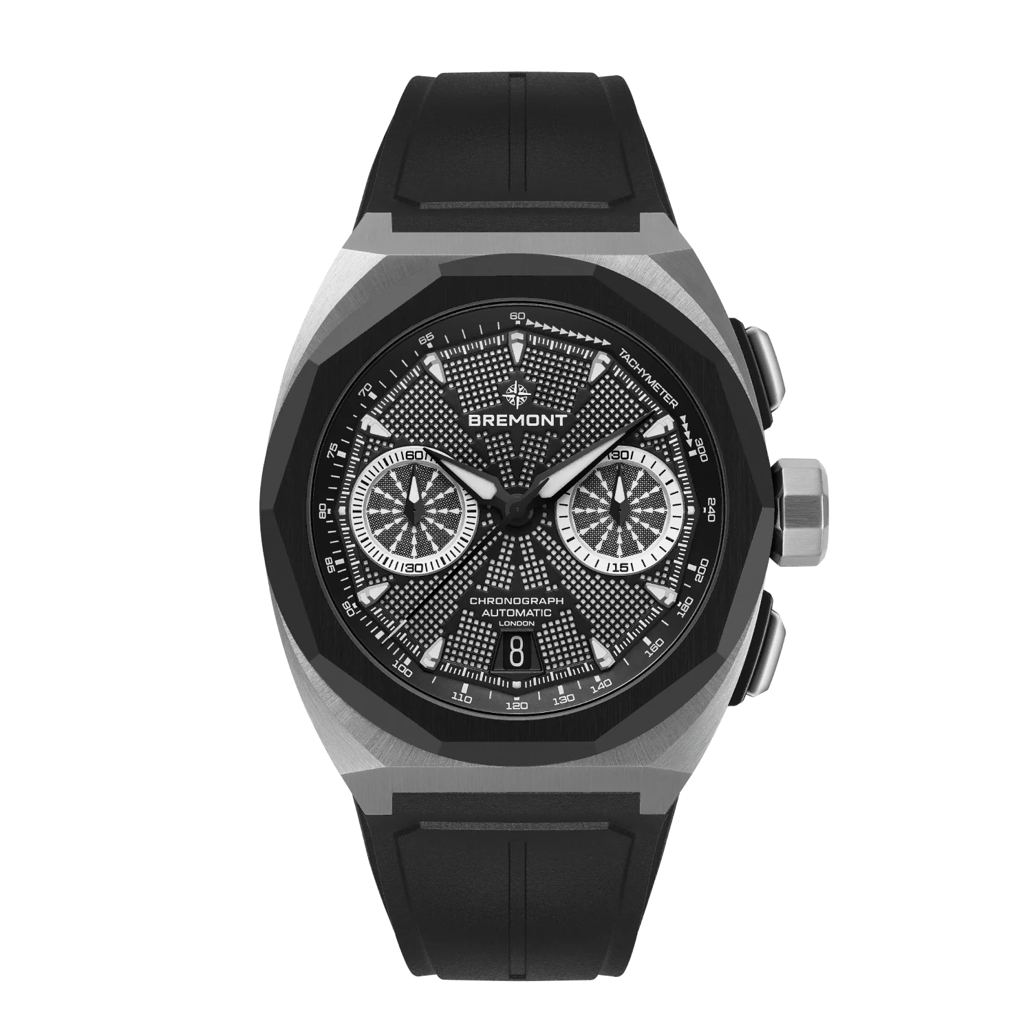 【PROTOTYPE】BC-0001-MGSIMG Supernova Chronograph Rubber Strap | 41mm Steel Sports Chronograph