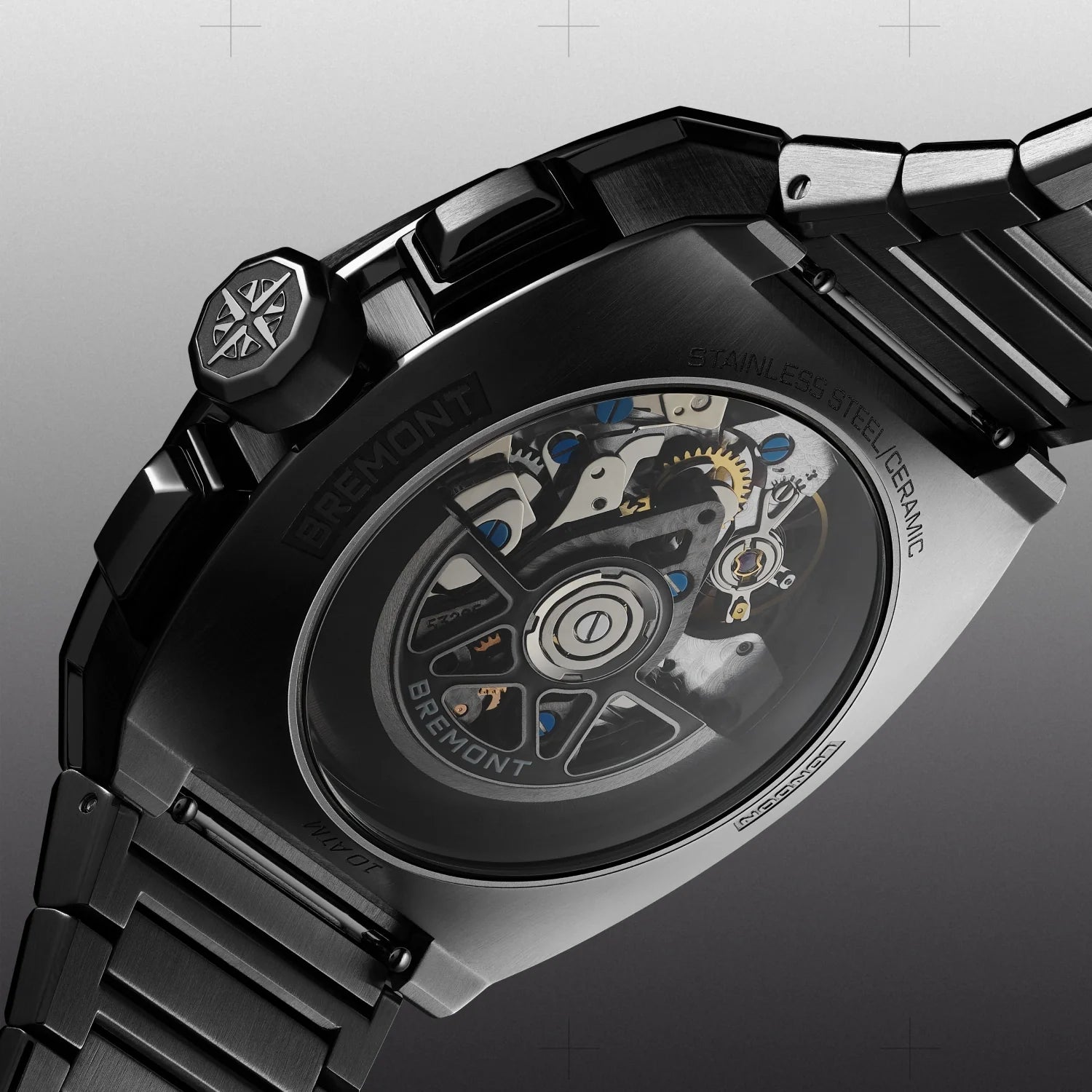 Supernova Chronograph Rubber Strap | 41mm Steel Sports Chronograph