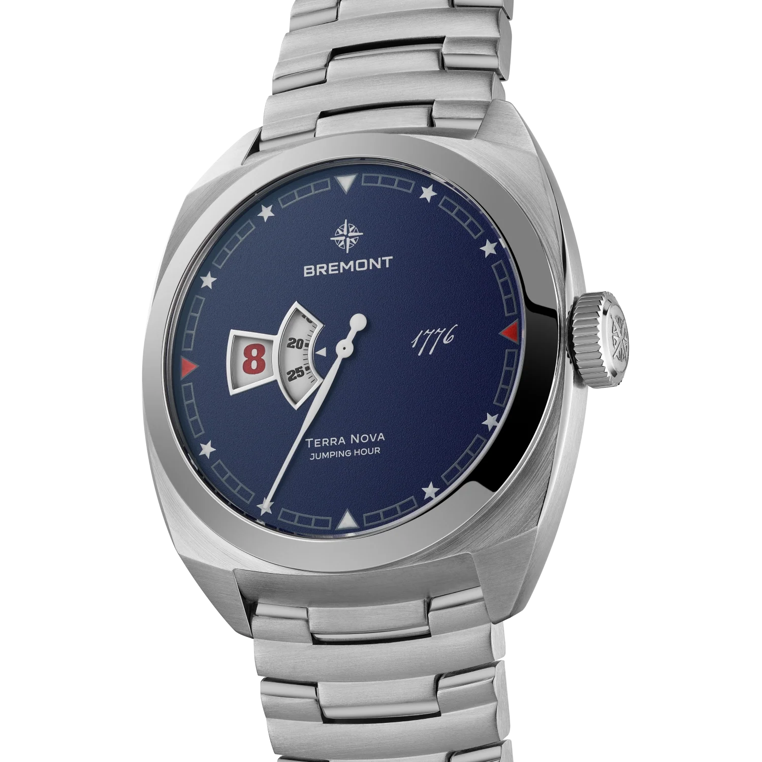Terra Nova 40.5mm Jumping Hour 1776 Bracelet | Limited Edition Terra Nova 40.5mm Jumping Hour 1776 Bracelet | Limited Edition