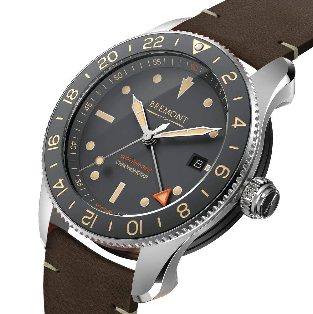 Bremont Watch Company Watches | Mens | Supermarine S302 (Grey Leather)