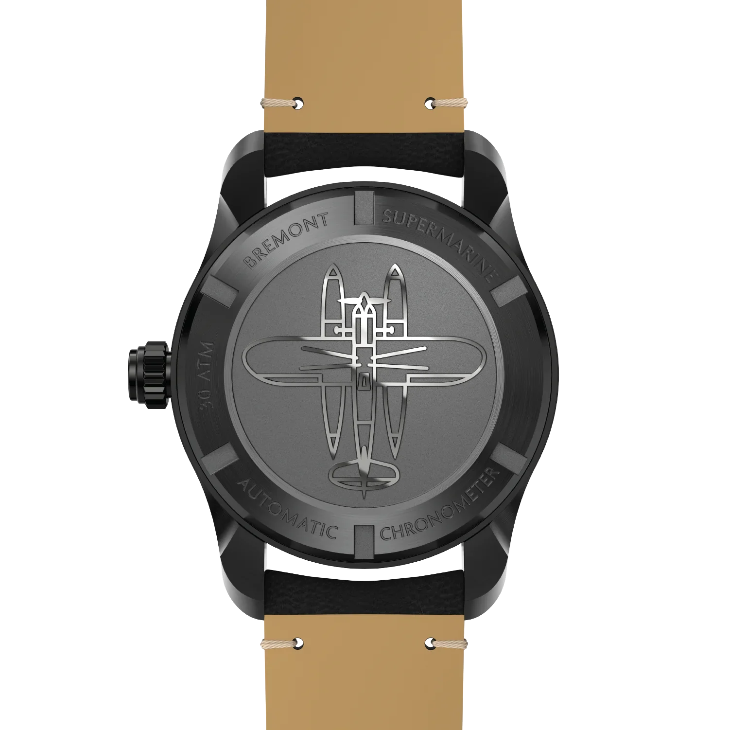 Bremont Watch Company Watches | Mens | Supermarine S302 (JET Leather)