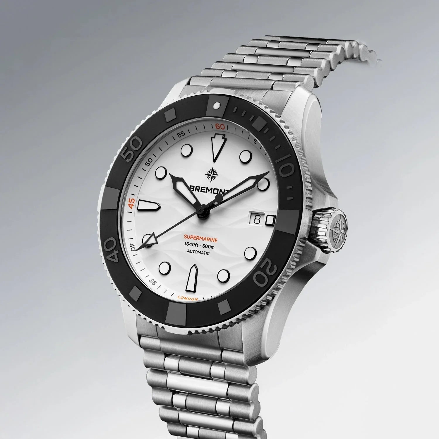 Bremont Watch Company Watches | Mens | Supermarine Supermarine 500m - White Dial, 904L on 904L
