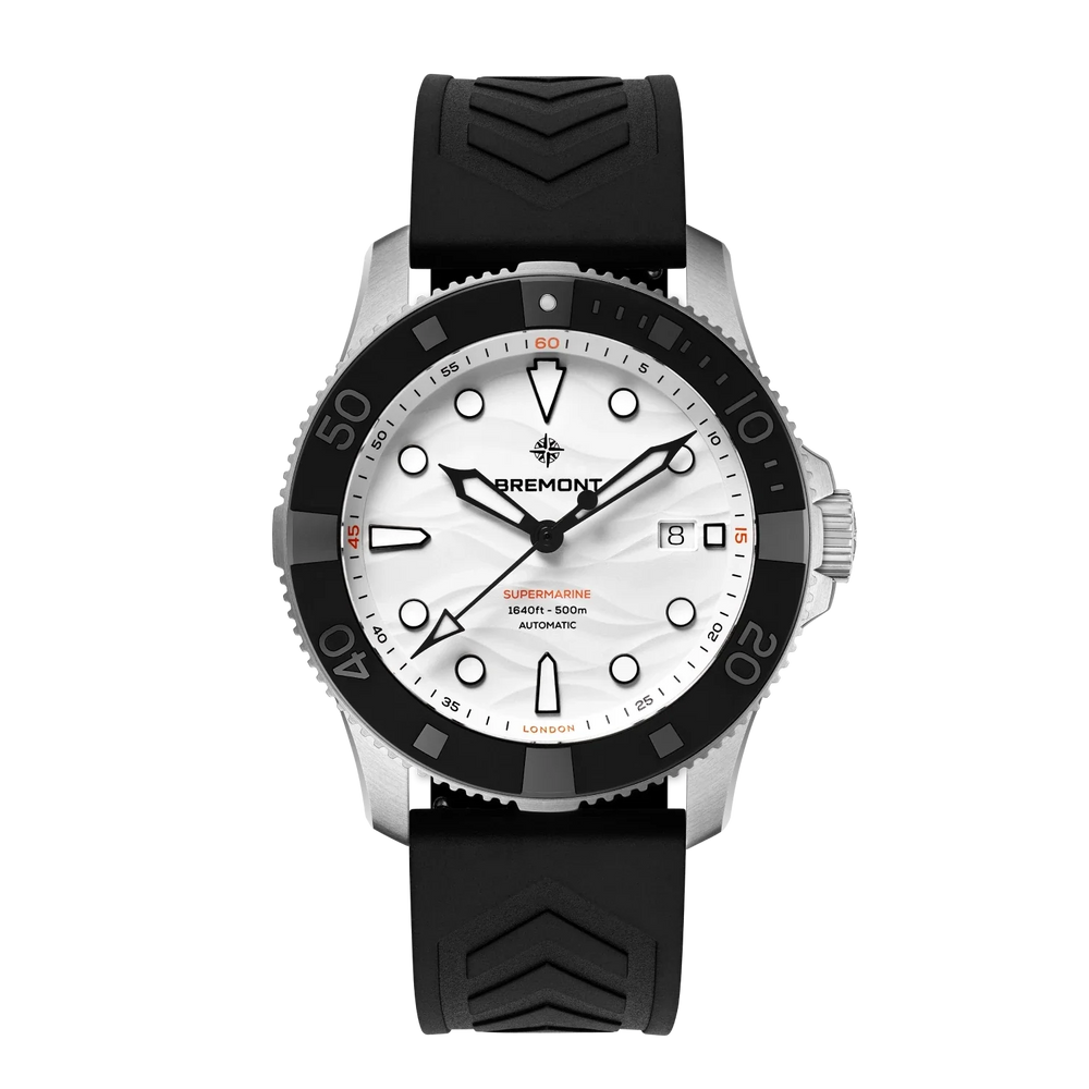 Bremont Watch Company Watches | Mens | Supermarine Supermarine 500m - White Dial, NATO Strap