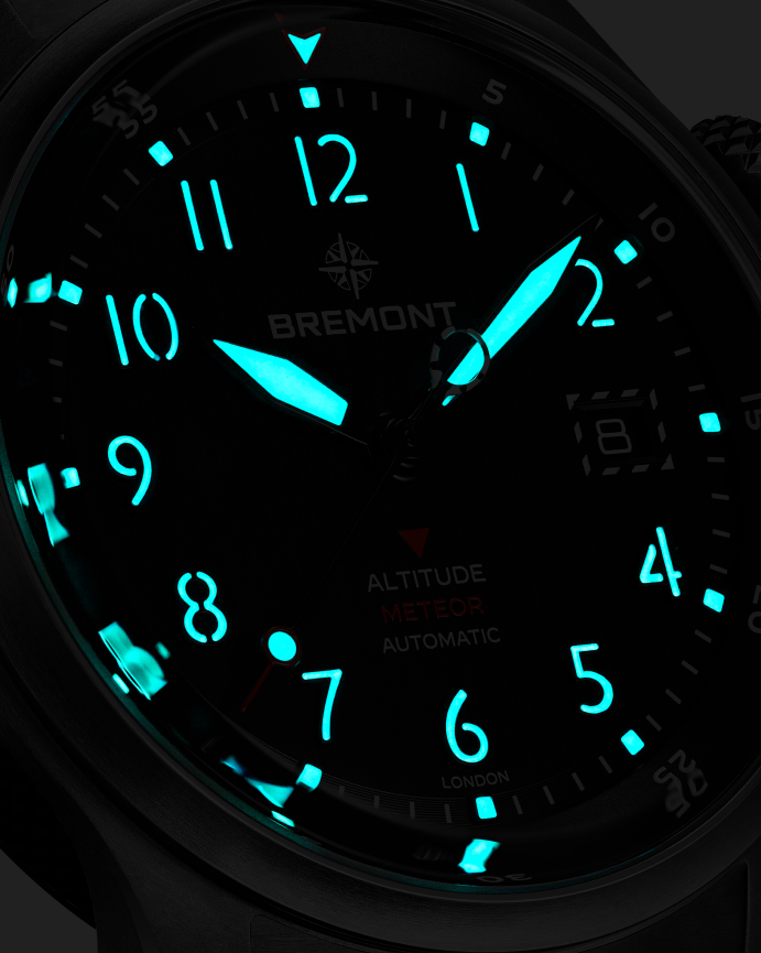 Enhanced with the latest generation Super-LumiNova® to the dials of its watches, this ensures optimal visibility in the poorest of lighting conditions.