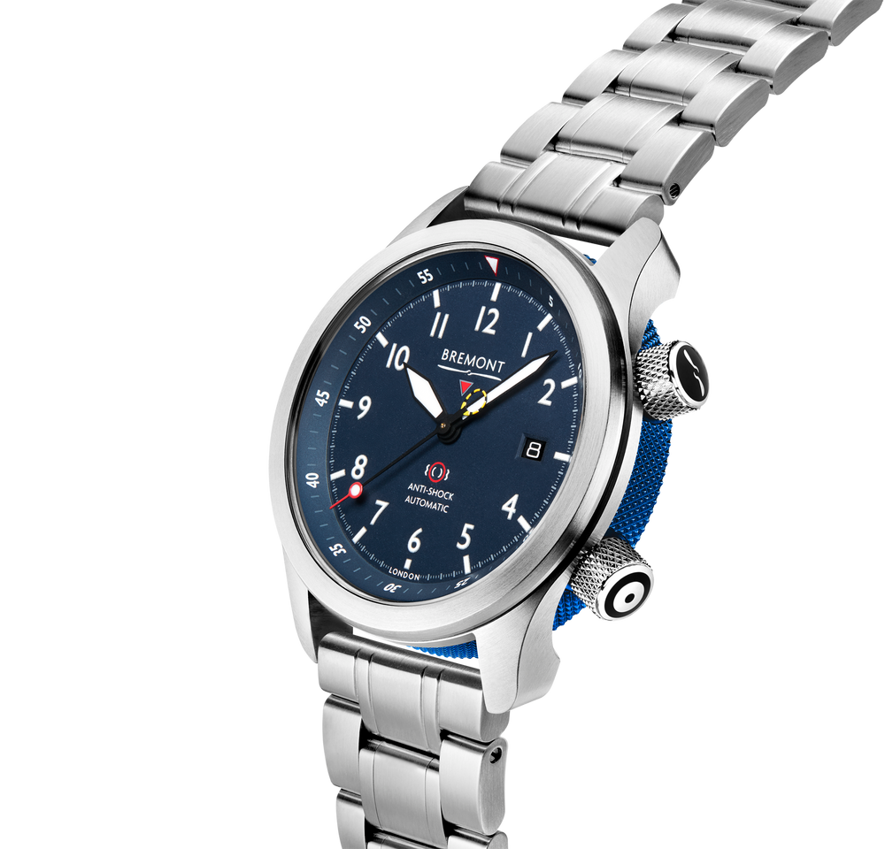 Bremont mbii-bl-blue-bracelet side