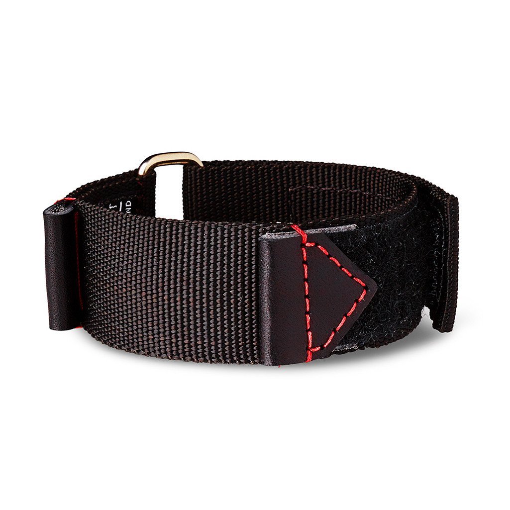 Bremont Chronometers Straps Mens black NATO Nylon Strap red stitching