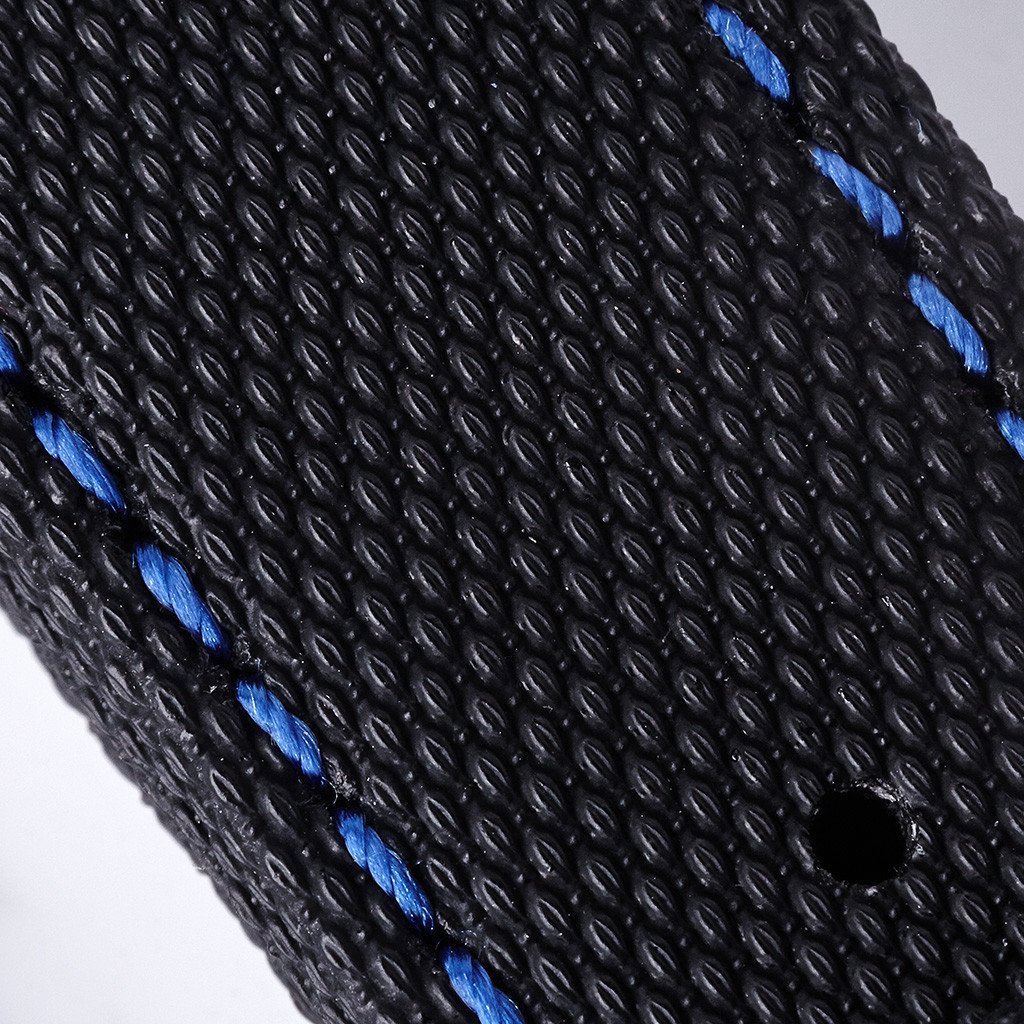 Bremont Chronometers Straps Mens black Seattle Seattle Strap blue stitching