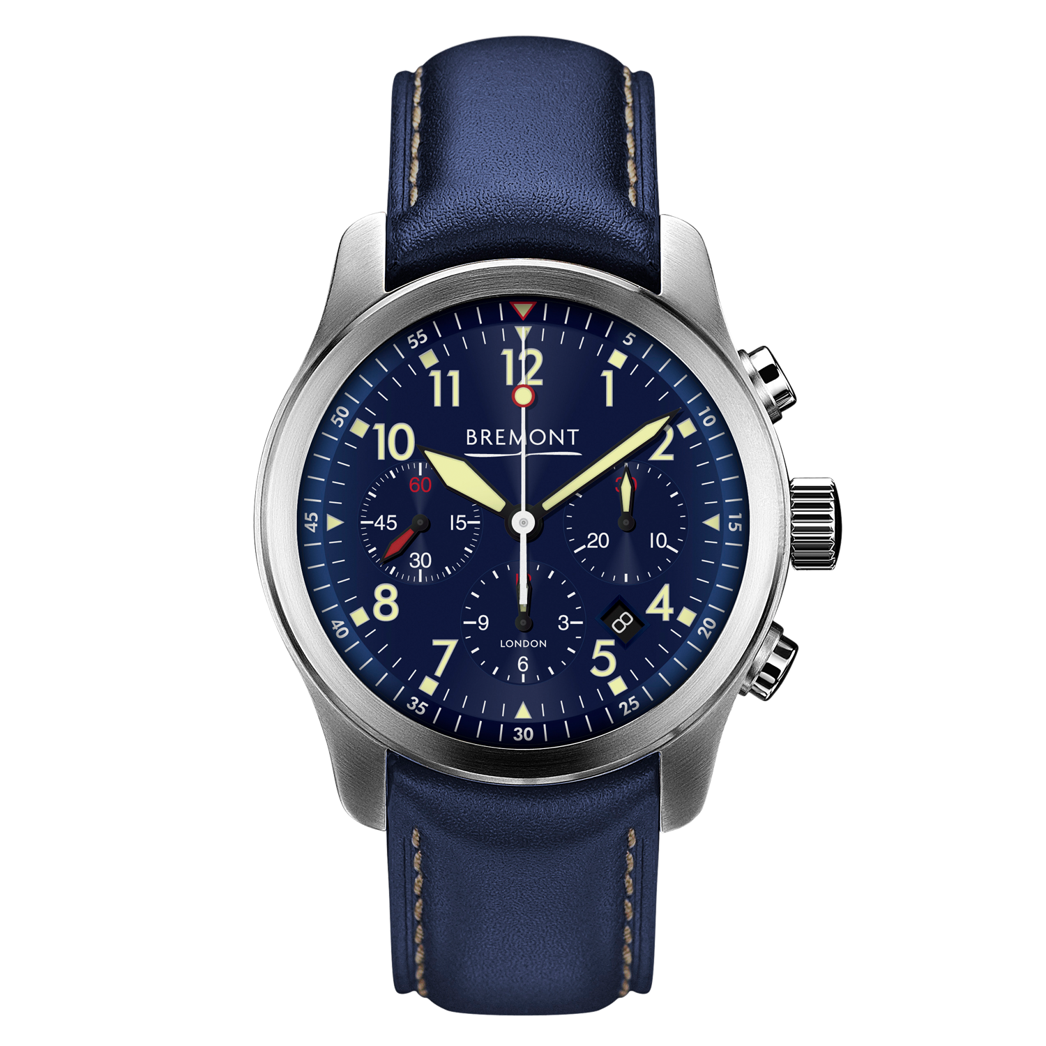 ALT1-P2 Blue Aviation Pilots Watch