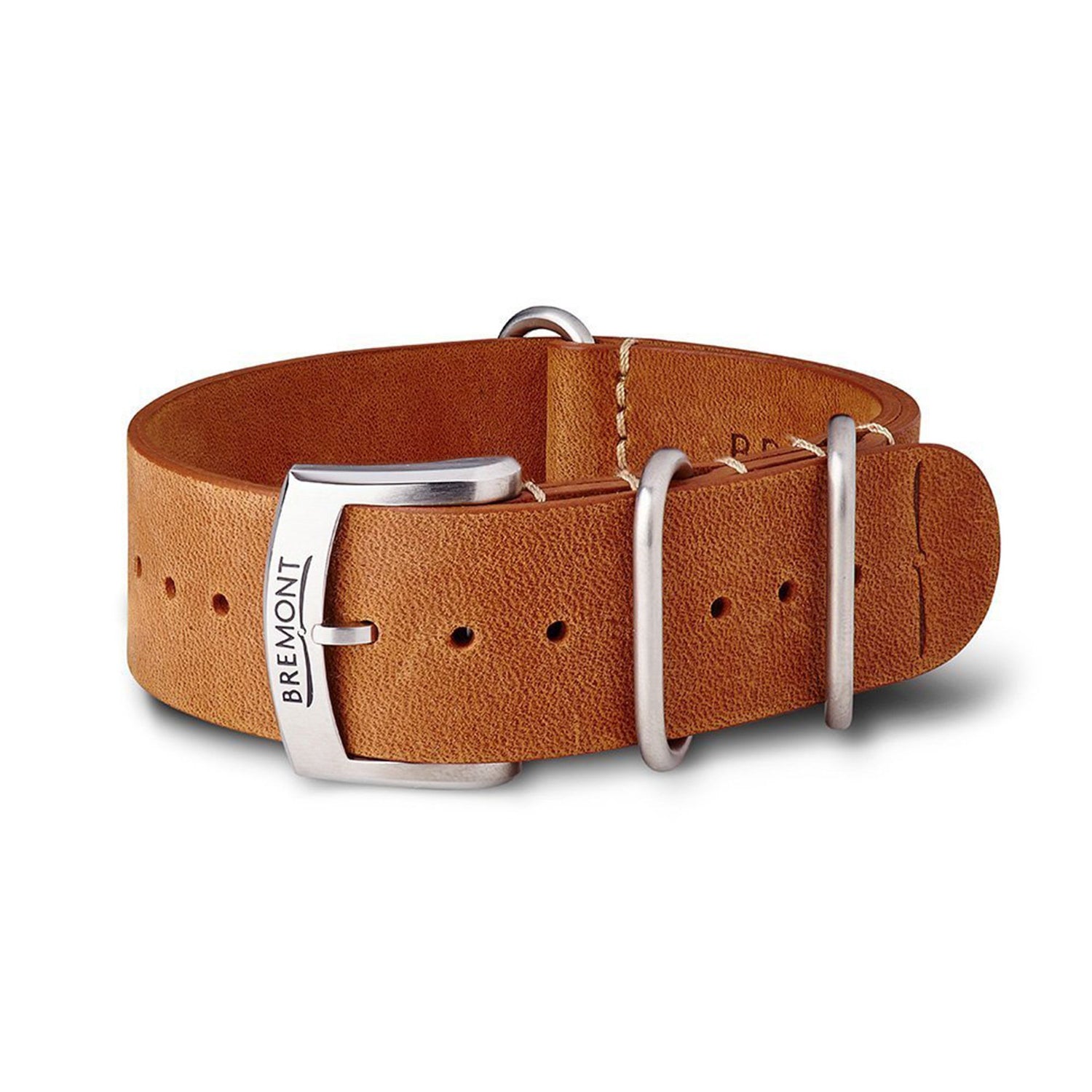 Bremont Chronometers Straps Mens NATO Leather Strap Hambleden Leather Vintage Brown
