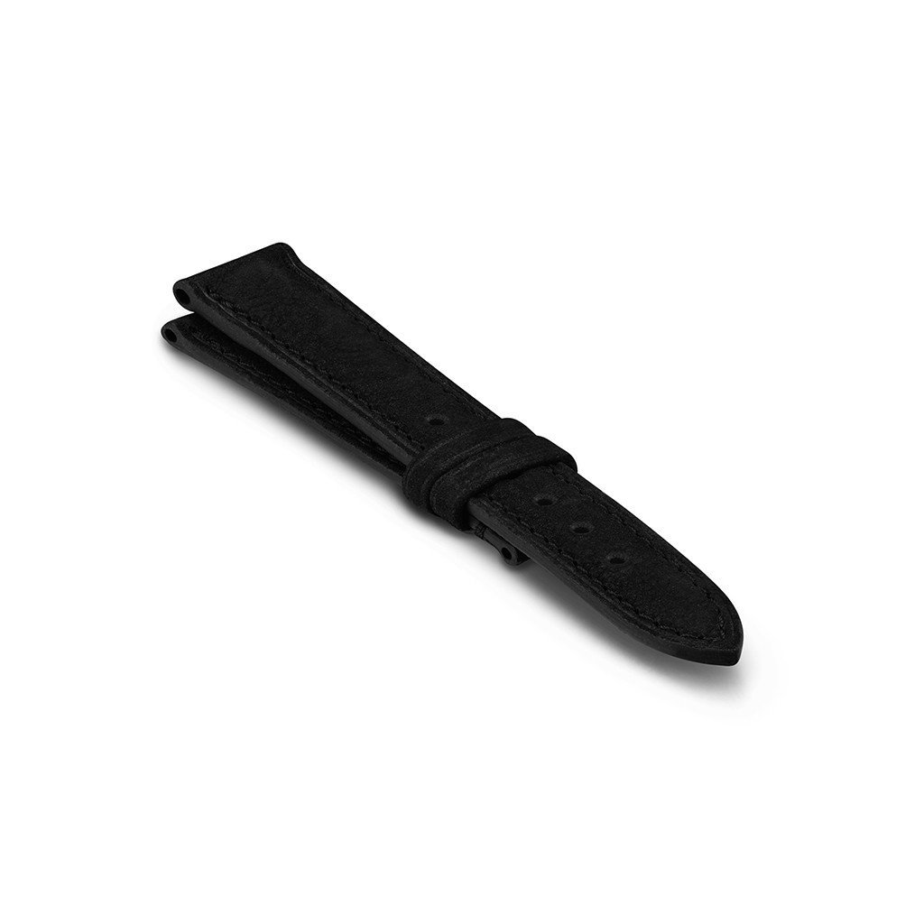Bremont Chronometers Straps Ladies black nubuck Leather Strap