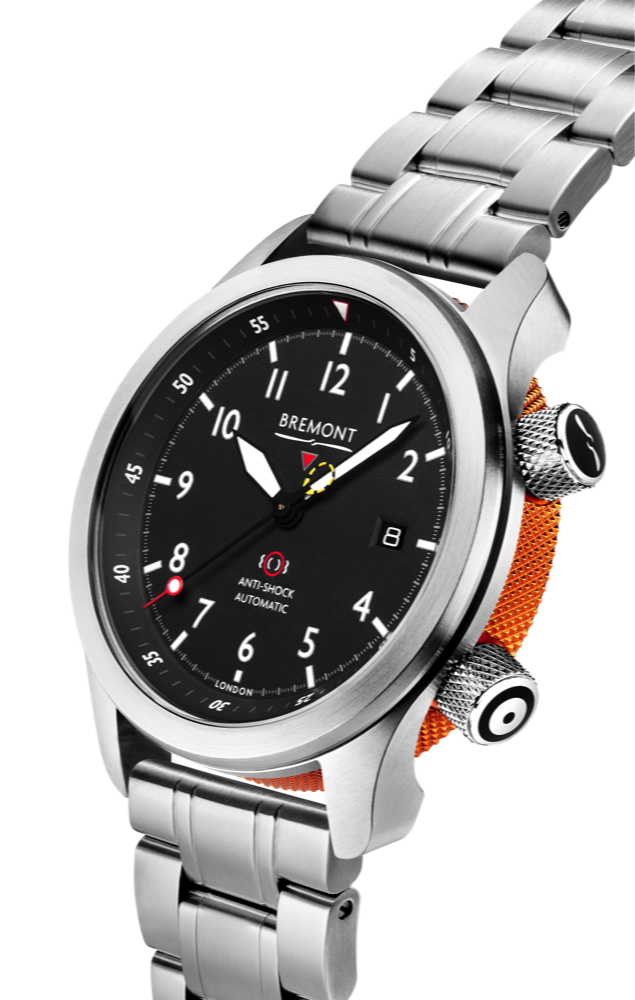 Bremont mbii-bk-orange-bracelet side