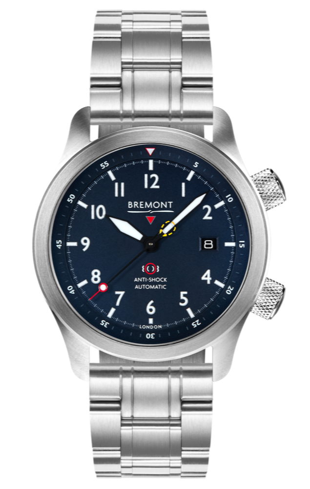 Bremont mbii-bl-blue-bracelet front