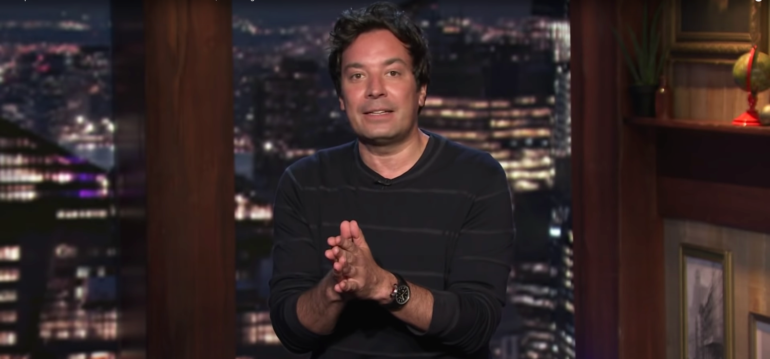 JIMMY FALLON SPORTS THE MBI ON THE TONIGHT SHOW