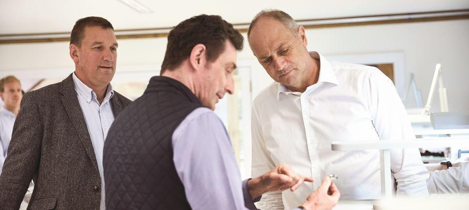 Nick English, Steve Redgrave and Matthew Pinsent