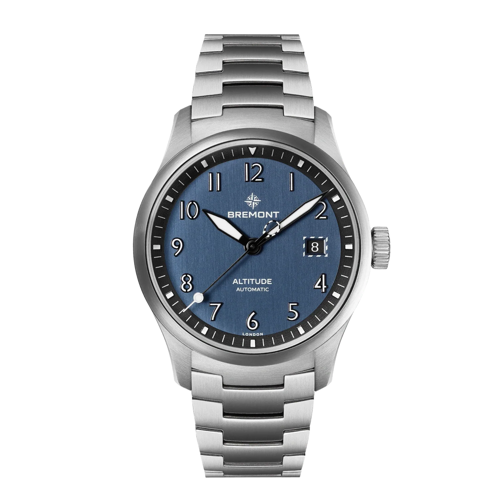 Bremont Watch Company Watches | Mens | Altitude Altitude 39mm Blue Dial Bracelet