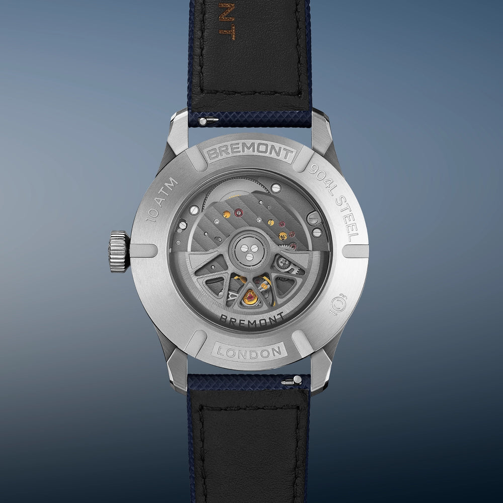 Altitude 39mm Blue Dial Leather Strap