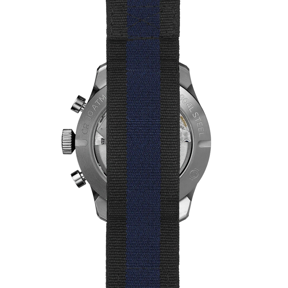 Bremont Watch Company Watches | Mens | Altitude Altitude 42mm Chronograph GMT Blue Dial Nato Strap