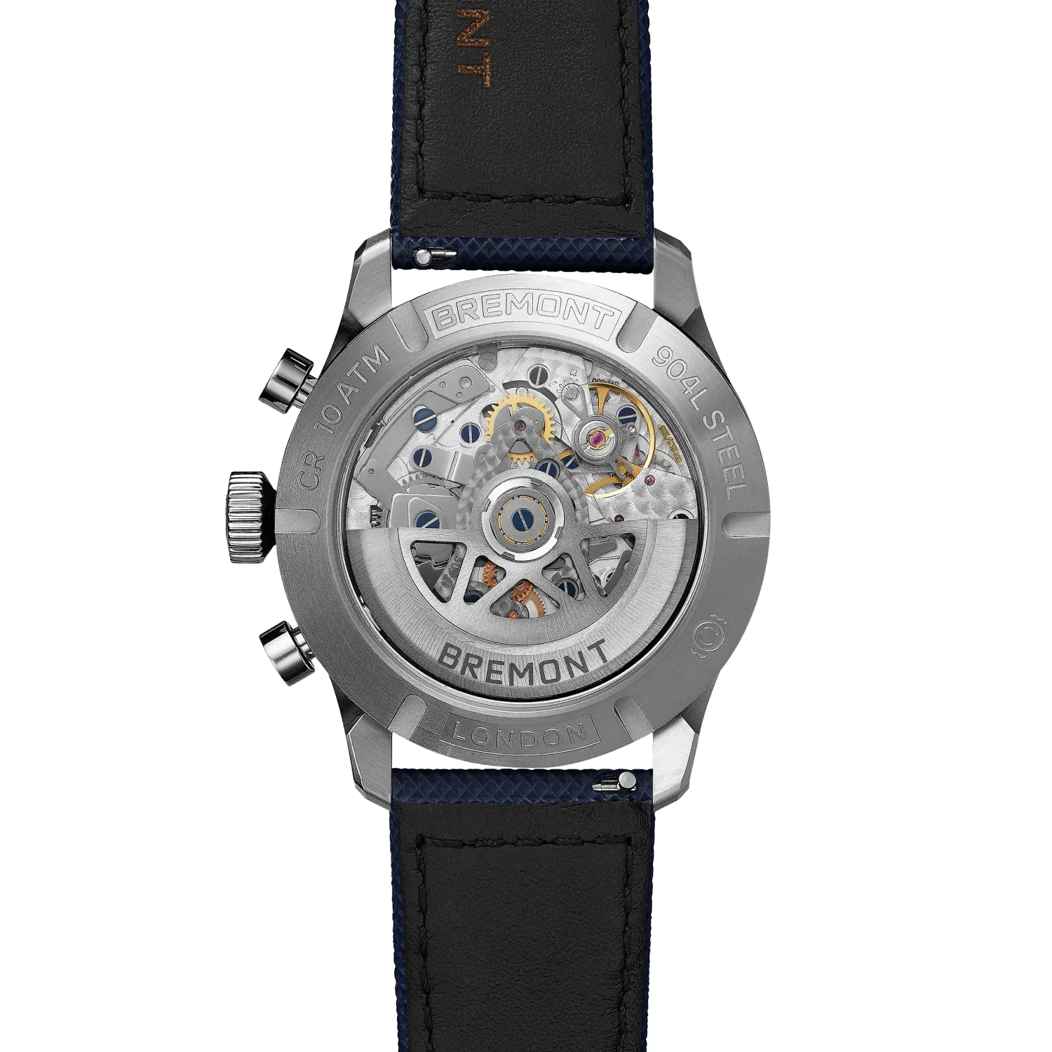 Bremont Watch Company Watches | Mens | Altitude Altitude 42mm Chronograph GMT Blue Dial Leather Strap