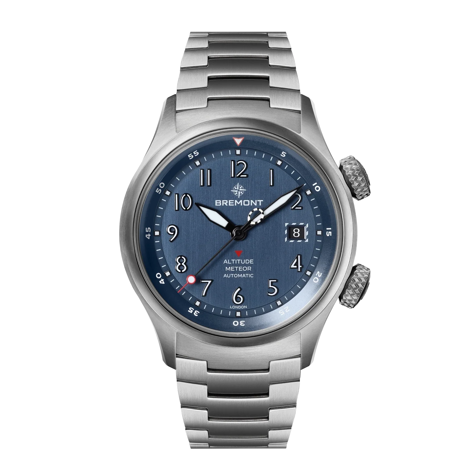 Bremont Watch Company Watches | Mens | Altitude Altitude MB Meteor Blue Dial Blue Barrel Bracelet