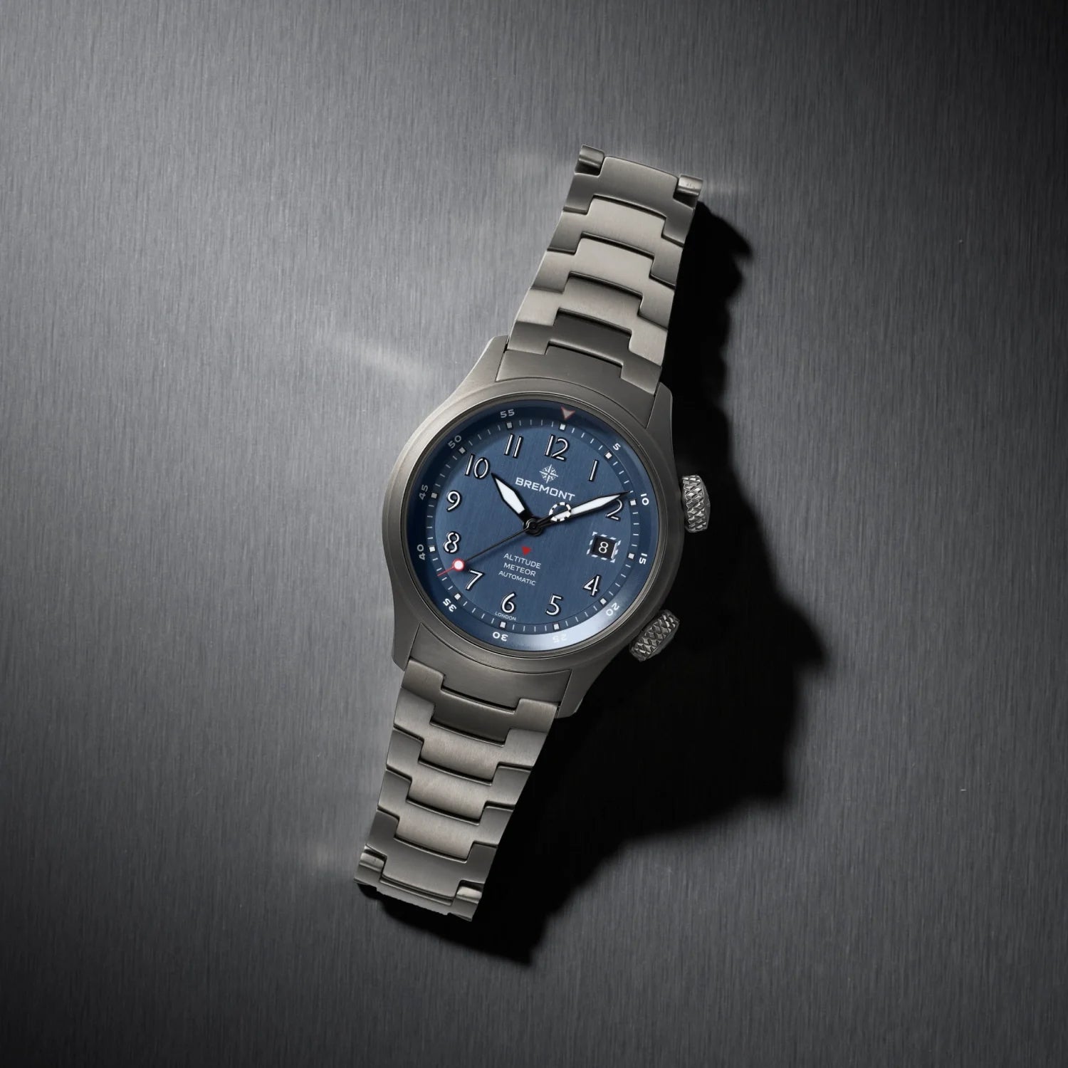Bremont Watch Company Watches | Mens | Altitude Altitude MB Meteor Blue Dial Blue Barrel Bracelet