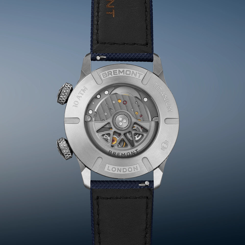 Altitude MB Meteor Blue Dial Blue Barrel Leather Strap