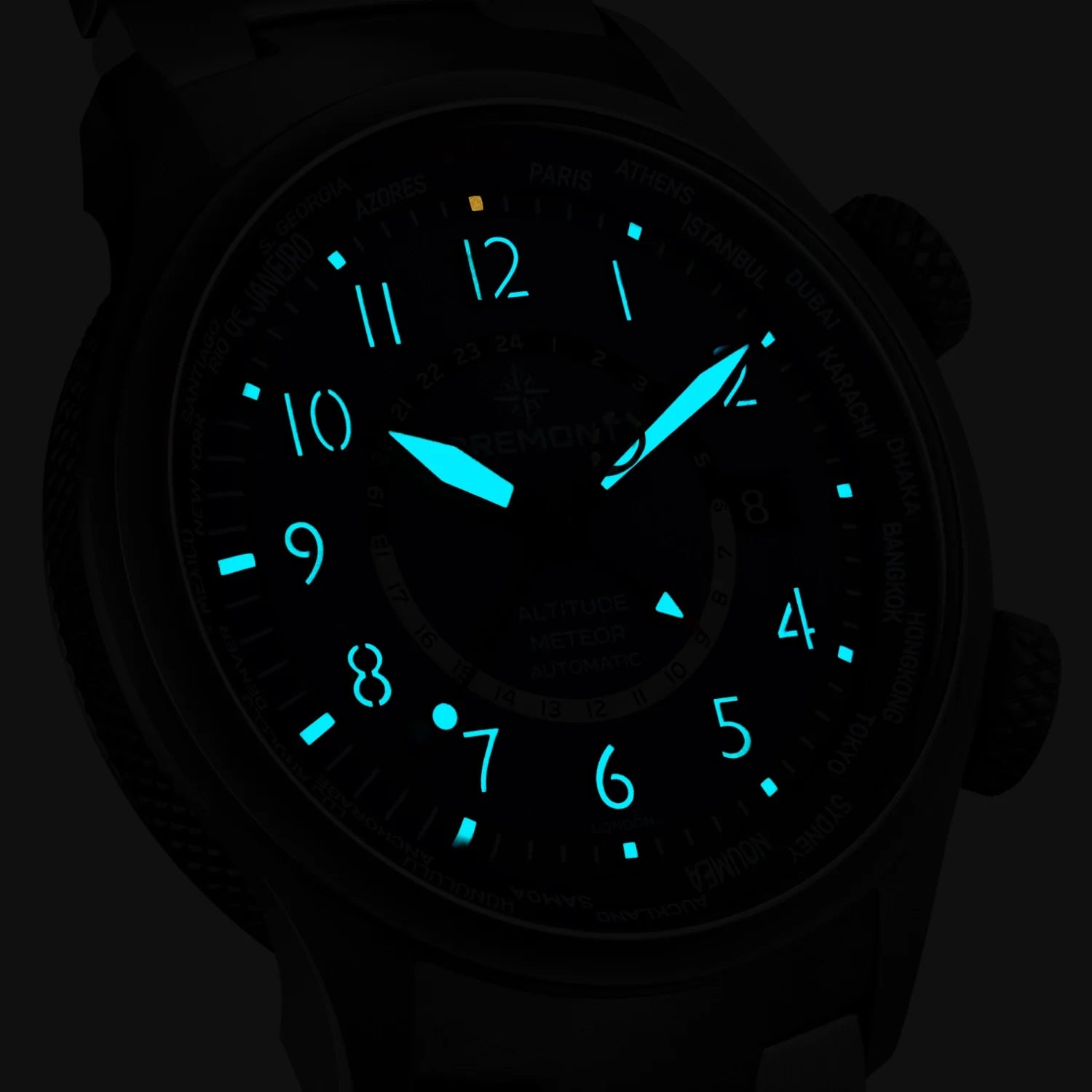 Bremont Watch Company Watches | Mens | Altitude Altitude MB Meteor Time Zones Air Force Blue Dial Bracelet