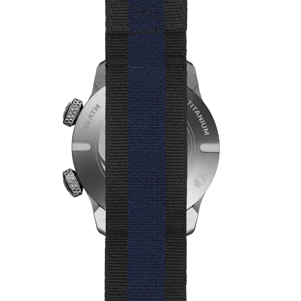 Altitude MB Meteor Time Zones Blue Dial Nato Strap