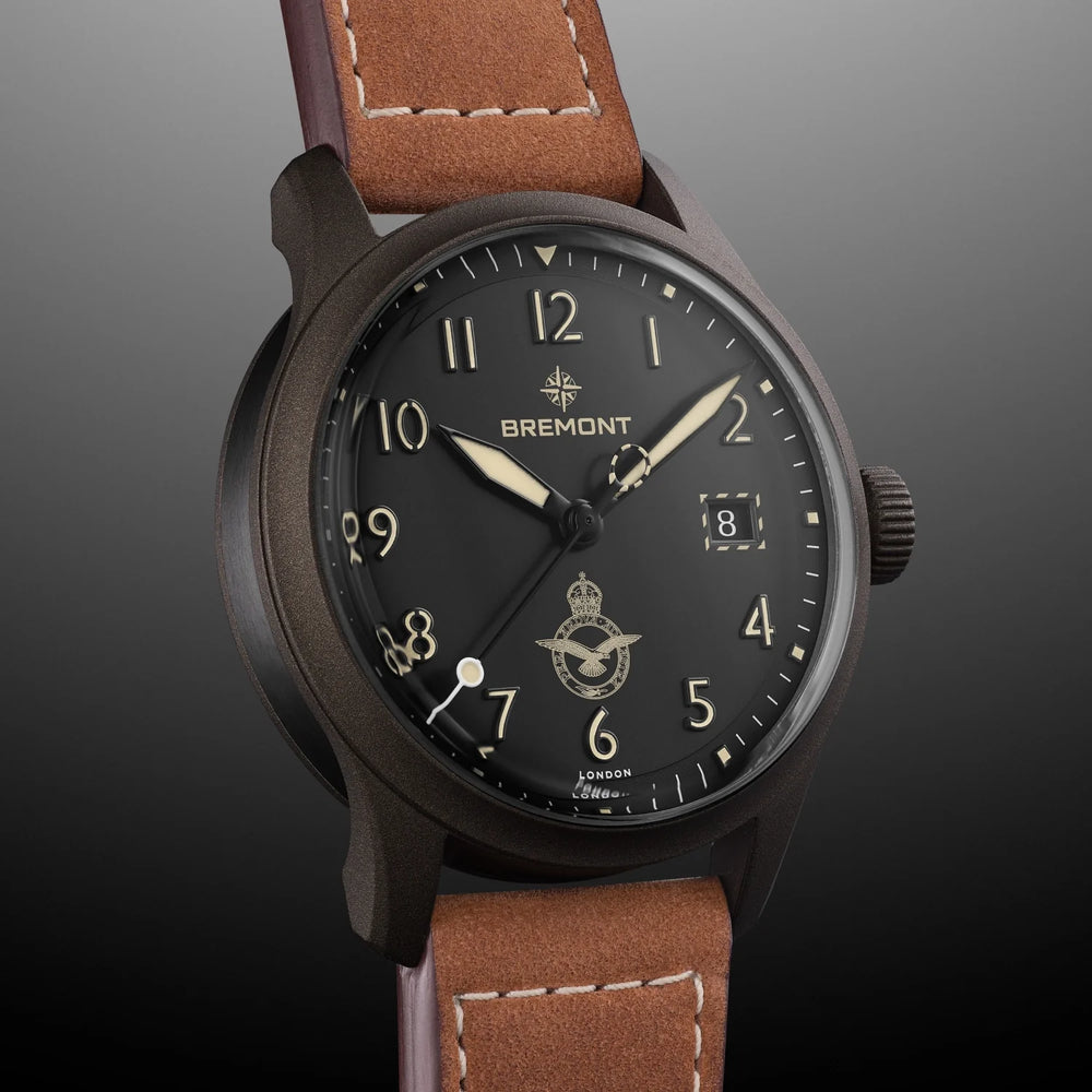 Bremont Watch Company Watches | Mens | HMAF HMAF Altitude 39mm Date Leather Strap