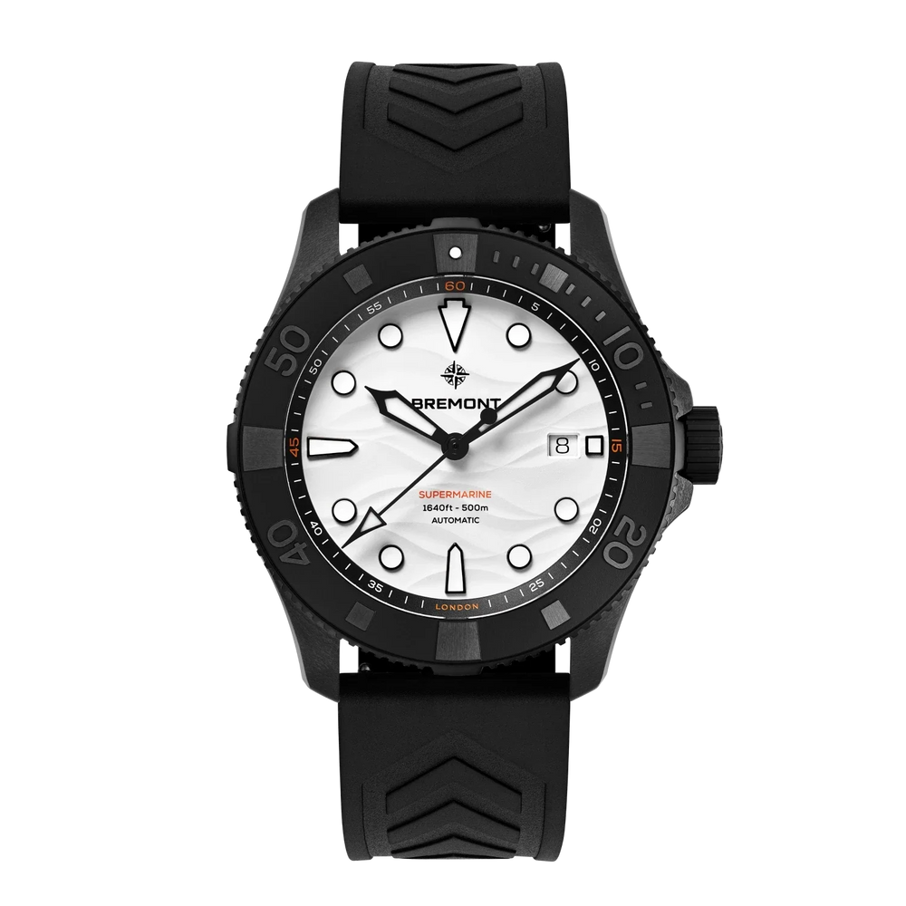 Bremont Watch Company Watches | Mens | Supermarine Supermarine Full Ceramic, Polar White Rubber