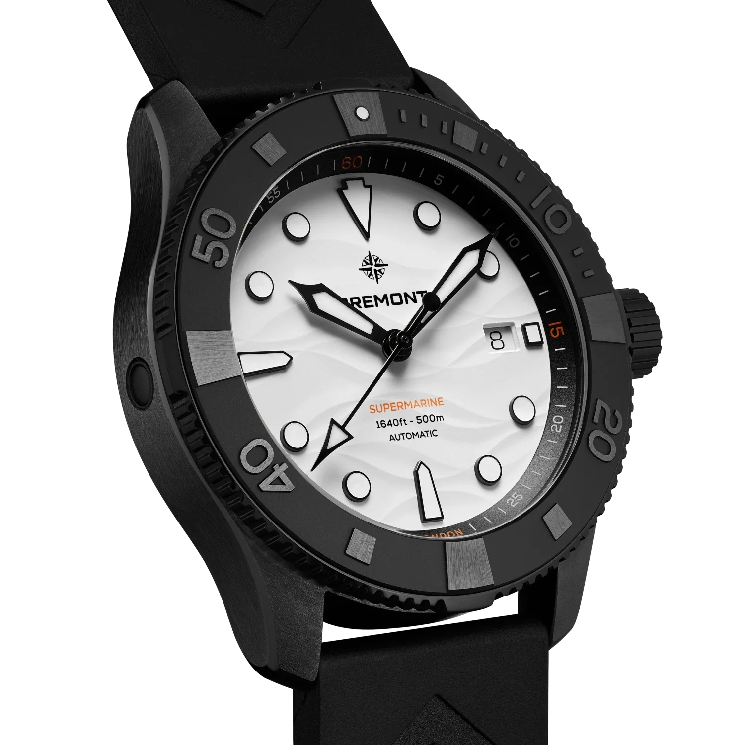 Bremont Watch Company Watches | Mens | Supermarine Supermarine Full Ceramic, Polar White Rubber