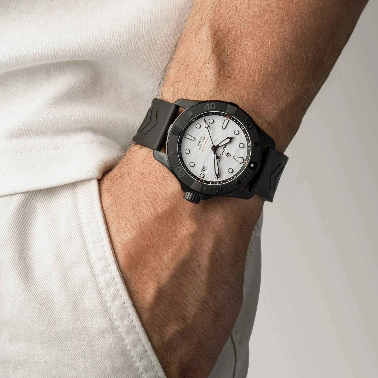 Bremont Watch Company Watches | Mens | Supermarine Supermarine Full Ceramic, Polar White Rubber