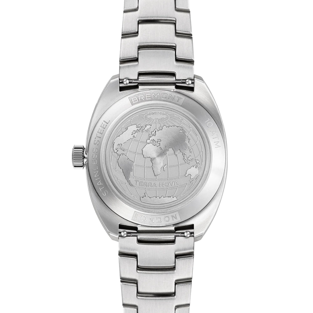 Terra Nova 35mm Jumping Hour Burgundy Bracelet