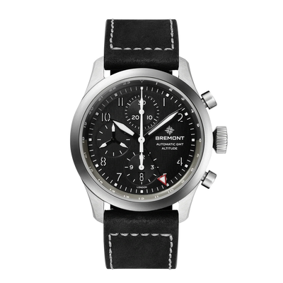 Bremont Watch Company Watches | Mens | Altitude Altitude Chronograph GMT [Black, Leather]