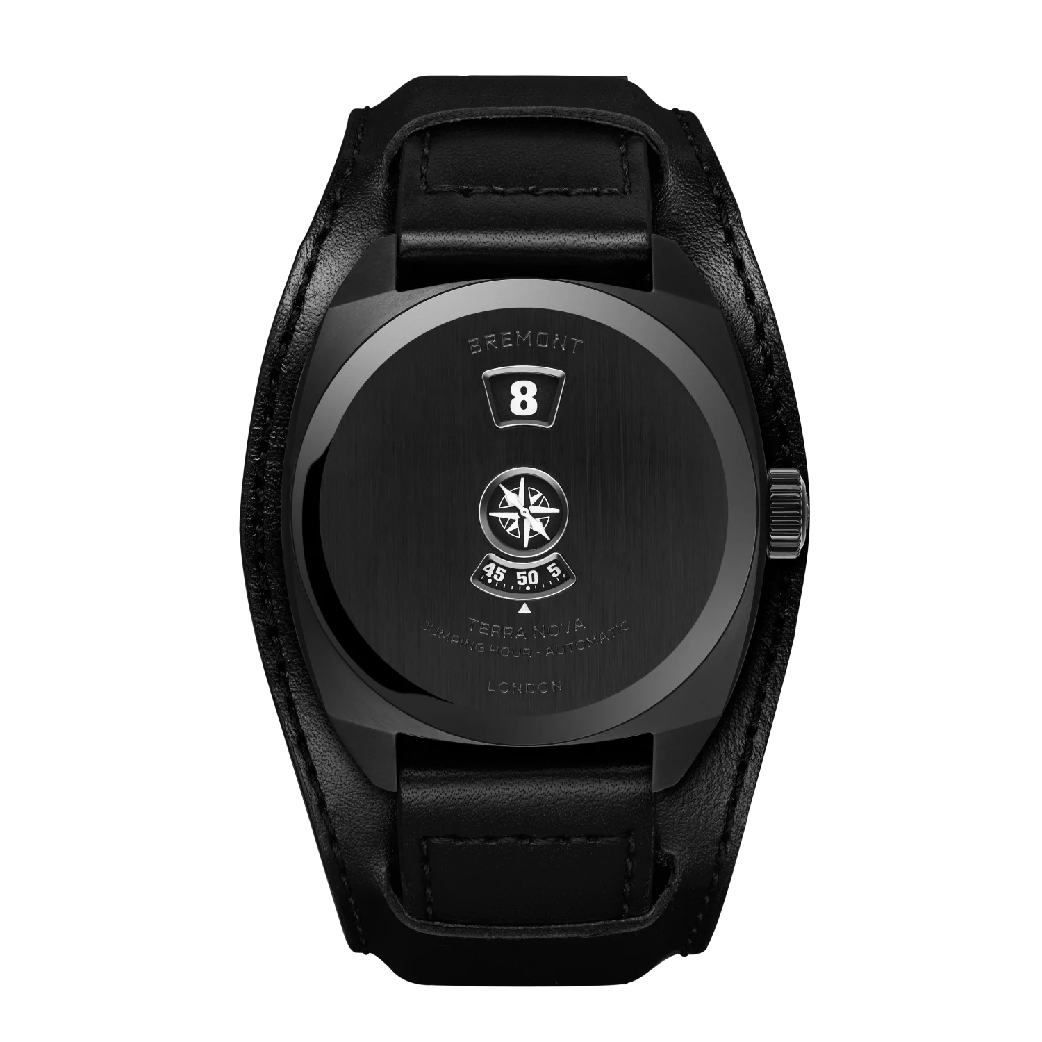 Bremont Watch Company Watches | Mens | Terra Nova Terra Nova 38 Jumping Hour, Stealth Black