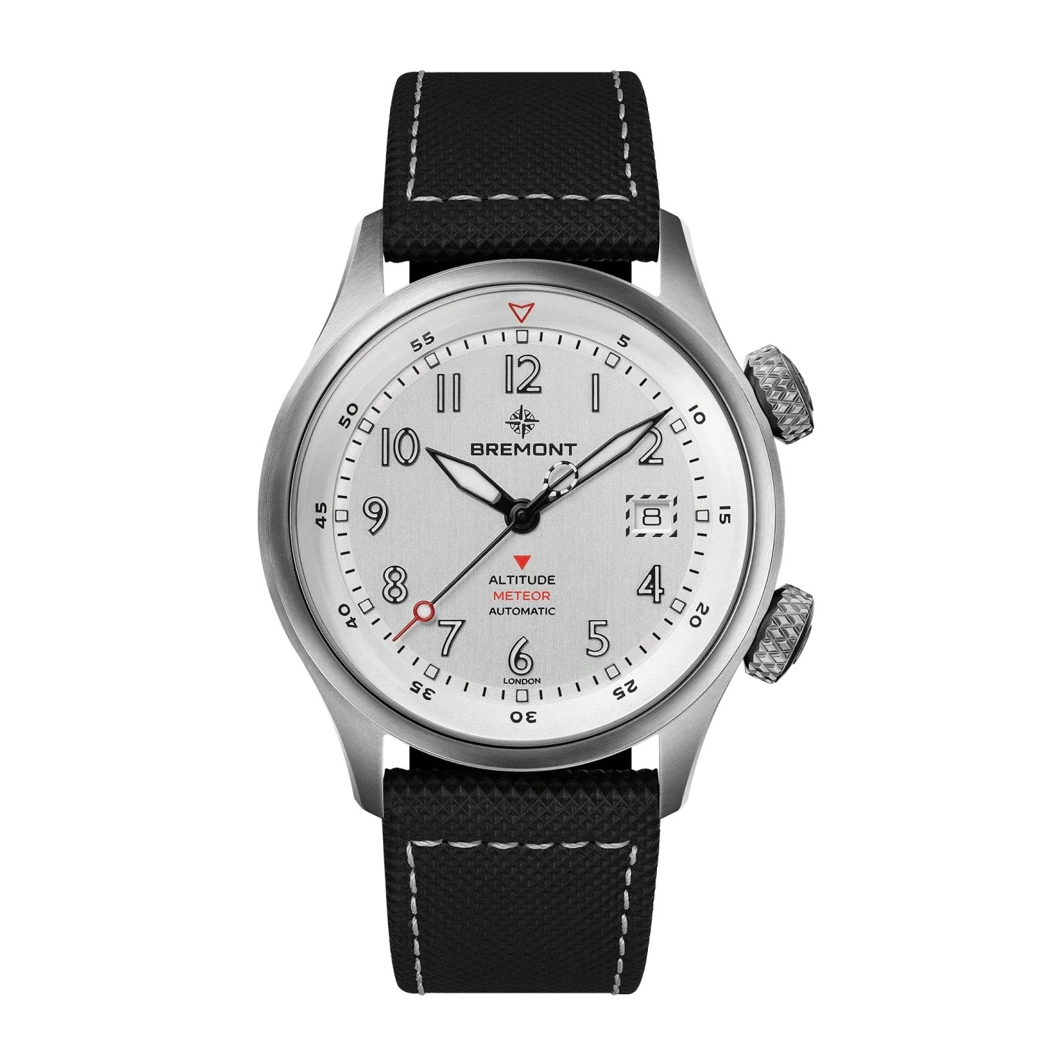 Bremont Watch Company Watches | Mens | Altitude Altitude MB Meteor [Silver, Leather]