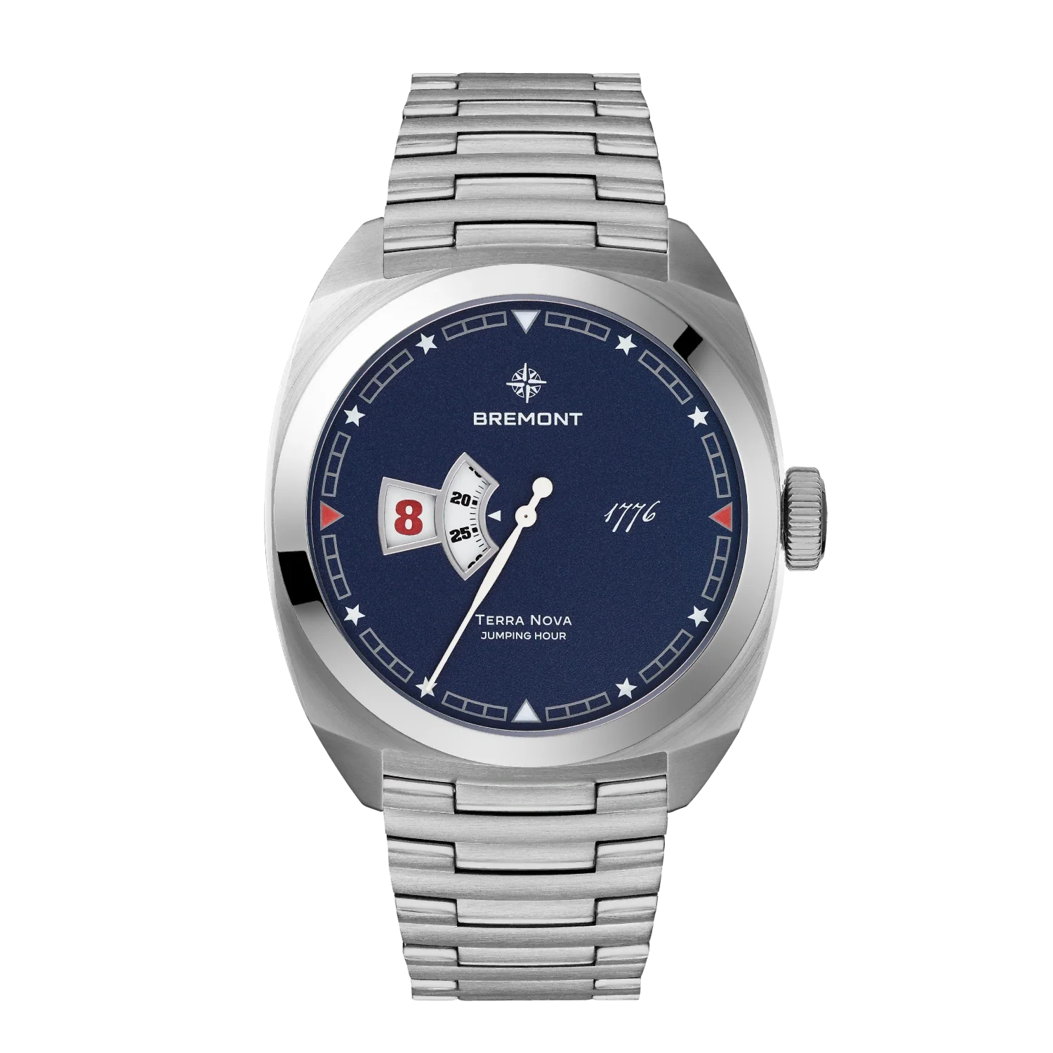 Bremont Watch Company Watches | Mens | Terra Nova Terra Nova 40.5mm Jumping Hour 1776 Bracelet