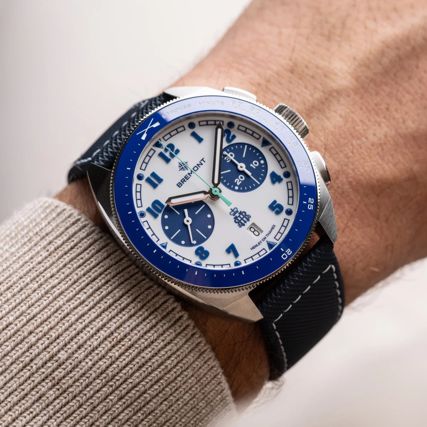 Bremont Watch Company Watches | Mens | Terra Nova Terra Nova 42.5MM HRR Chronograph Leather Strap