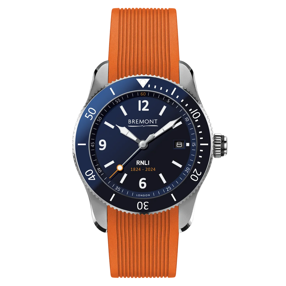 Bremont Watch Company Regular length (15cm - 19cm wrist size) / Orange S300 RNLI