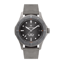 HMAF Supermarine 40mm Date Leather Strap