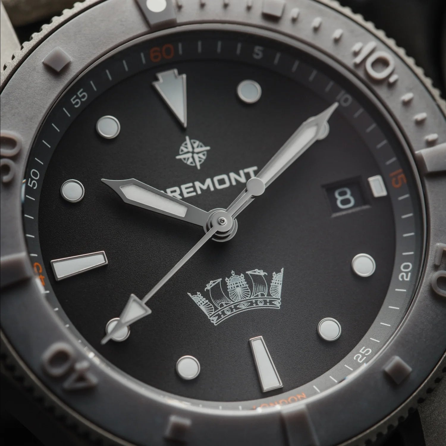 Bremont Watch Company Watches | Mens | HMAF HMAF Supermarine 40mm Date Leather Strap