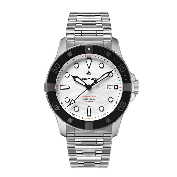 Supermarine 500m | Men's Diving Watch | White Dial | 904L