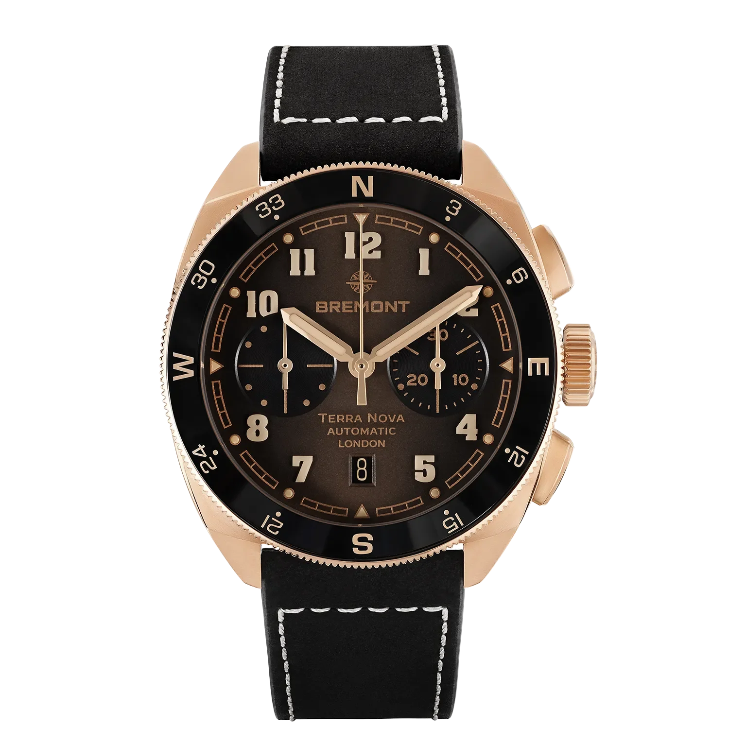 Bremont Watch Company Watches | Mens | Terra Nova Terra Nova 42.5 Chronograph, Rose Gold