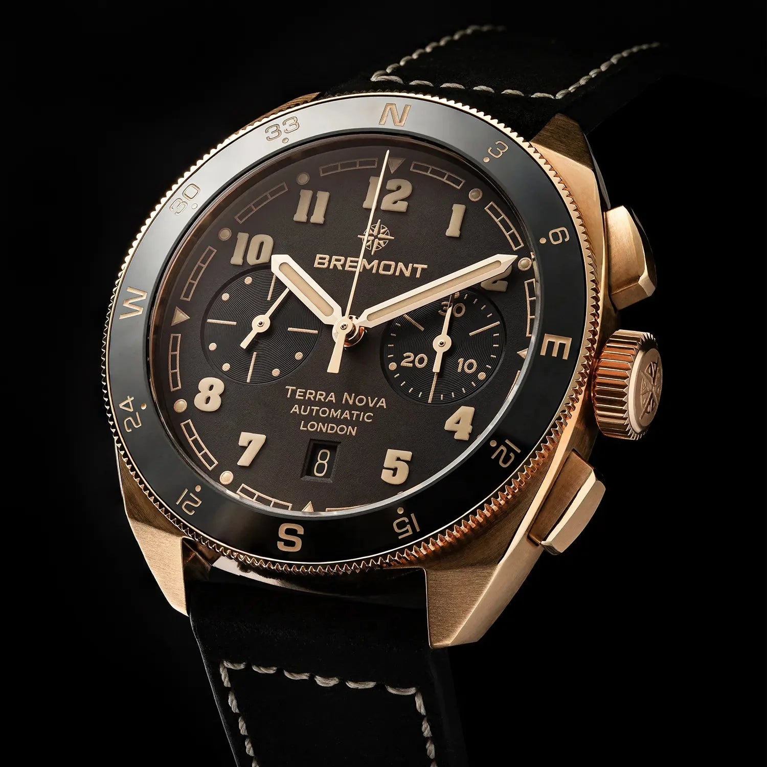 Bremont Watch Company Watches | Mens | Terra Nova Terra Nova 42.5 Chronograph, Rose Gold