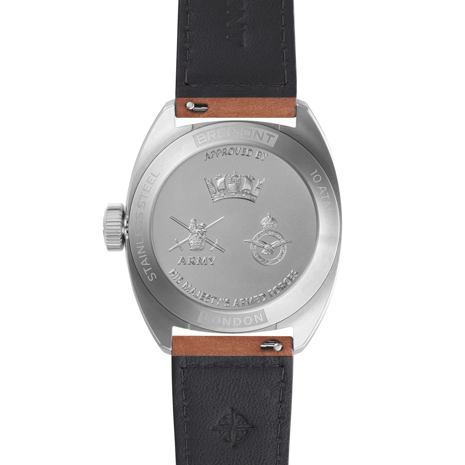 HMAF Terra Nova 40.5mm Date Leather Strap