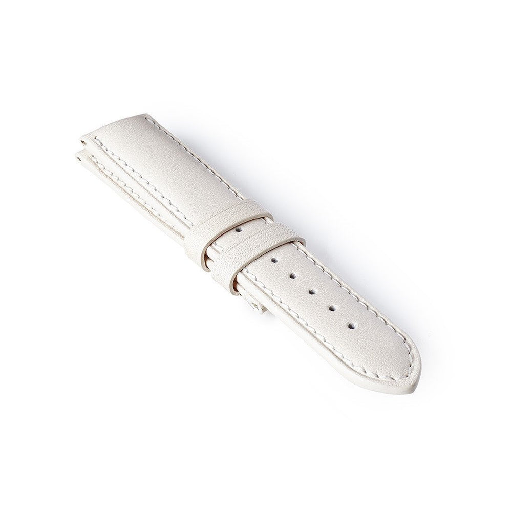Bremont Chronometers Straps Mens white Leather Strap white stitching