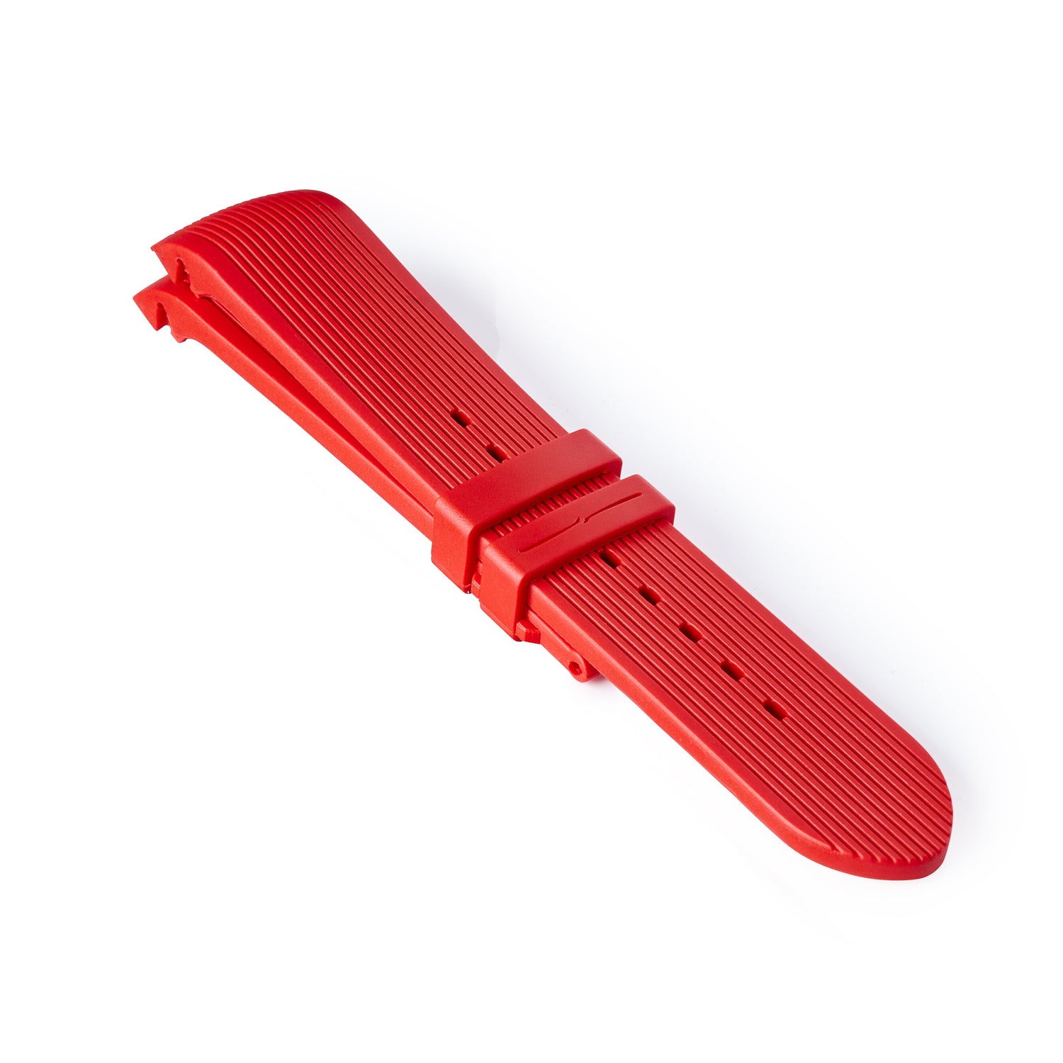 Integrated Rubber Strap - Red