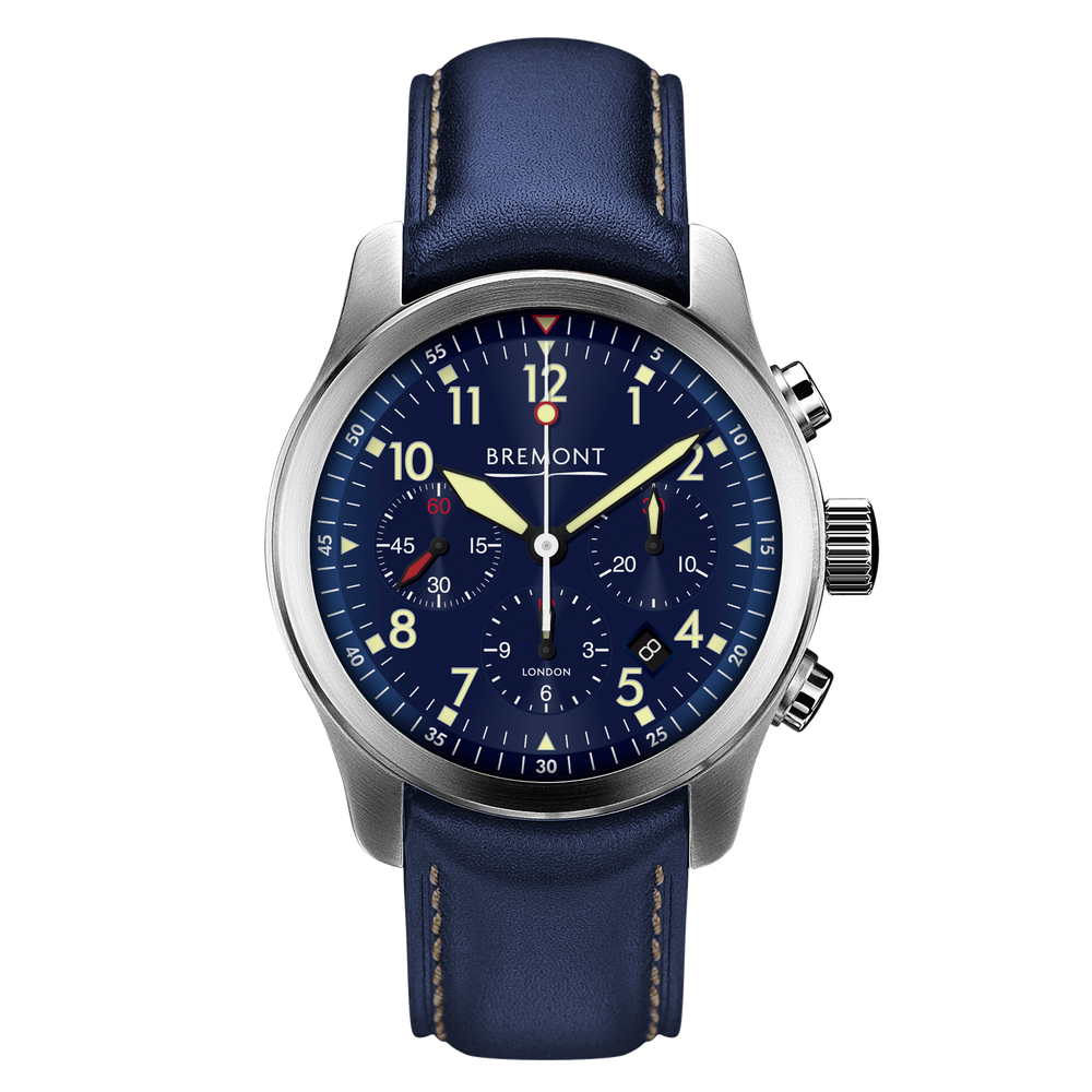 ALT1-P2 Blue Aviation Pilots Watch